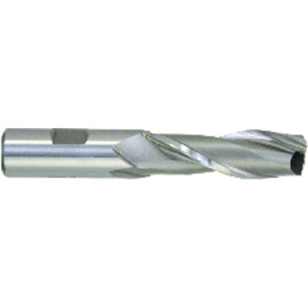 End Mill, Center Cutting Long Length Single End, Series 4599, 112 Cutter Dia, 512 Overall Len